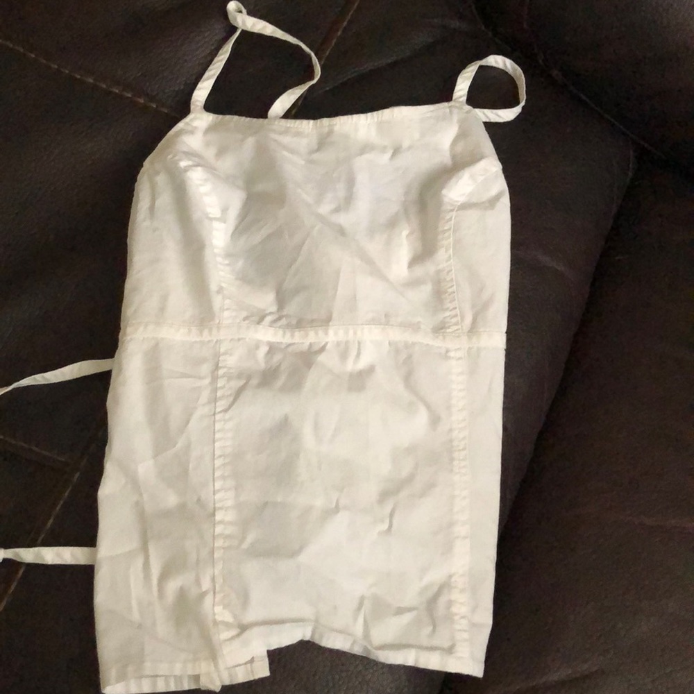 Open back shirt